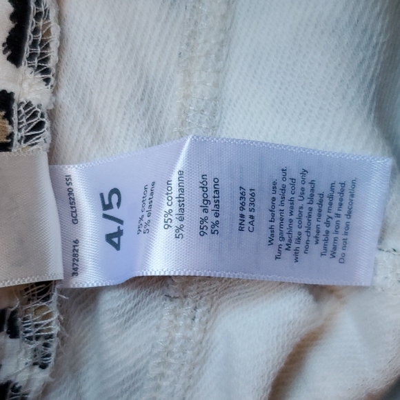 Girls Oshkosh Leopard Print Pants 4/5 - Picture 7 of 8